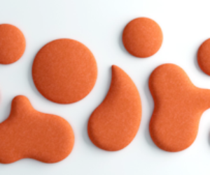 Wobedo Woolbubble Acoustic Panels Orange