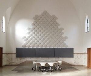 Ginkgo Acoustic Tiles Light Grey