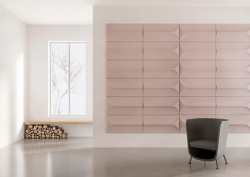 ARC acoustic panels in horizontal configuration 